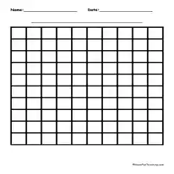 1000 by 1000 Blank Graph Paper - Have Fun Teaching