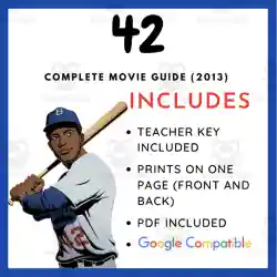 Jackie Robinson Poster 42 Movie Prints Inspirational Baseball