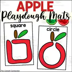 Printable 2D Shape Playdough Mats