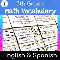 Patterns and Algebraic Thinking Illustrated Math Word Wall