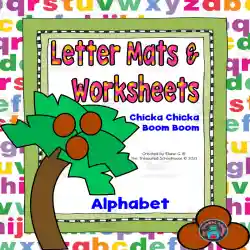 Chicka Chicka Boom Boom Alphabet Flash Cards by The Joys of Littles