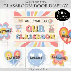 Spanish Class Editable Welcome Sign Instant Download Teacher