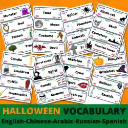 Halloween Word Wall Vocabulary