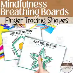 Pastel Rainbow Mindful Breathing Activity Poster Great for Classroom Decor  and Calming Corners by Teach Simple