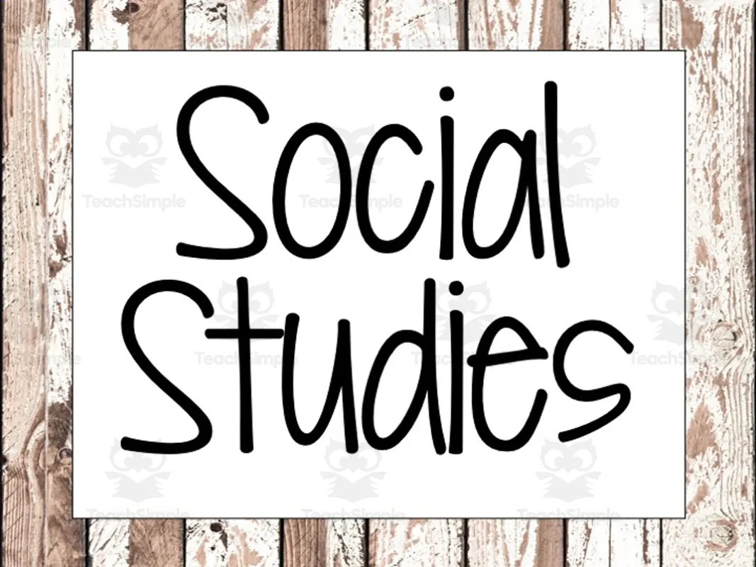 1st Grade Social Studies Standards by Teach Simple