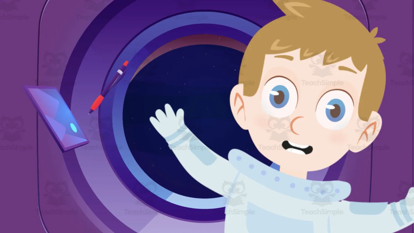 An educational teaching resource from Educational Voice entitled All About Space | Five Facts Video Lesson downloadable at Teach Simple.