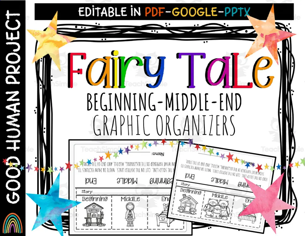BME Graphic Organizers Fairy Tale Plots by Teach Simple