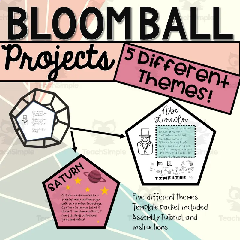 Bloom Ball Projects by Teach Simple