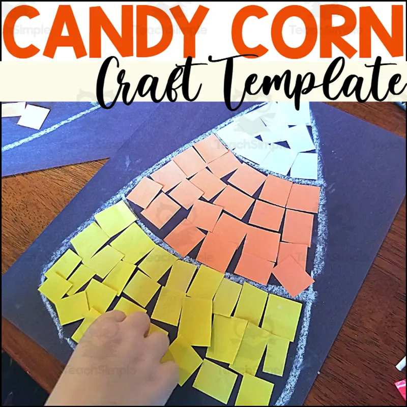 Candy Corn Craft by Teach Simple