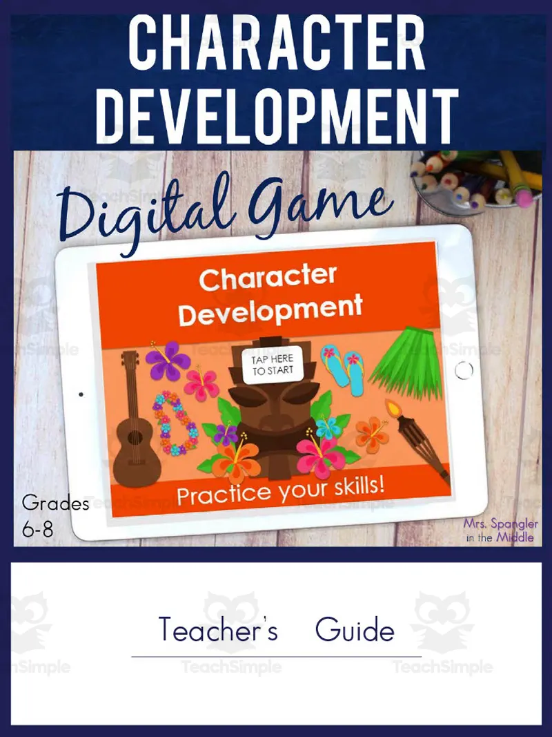 Character Development Digital Game by Teach Simple