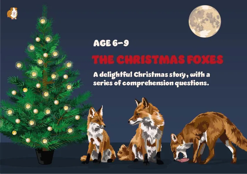 An educational teaching resource from Guinea Pig Education entitled Christmas Foxes Comprehension (6-9 years) downloadable at Teach Simple.