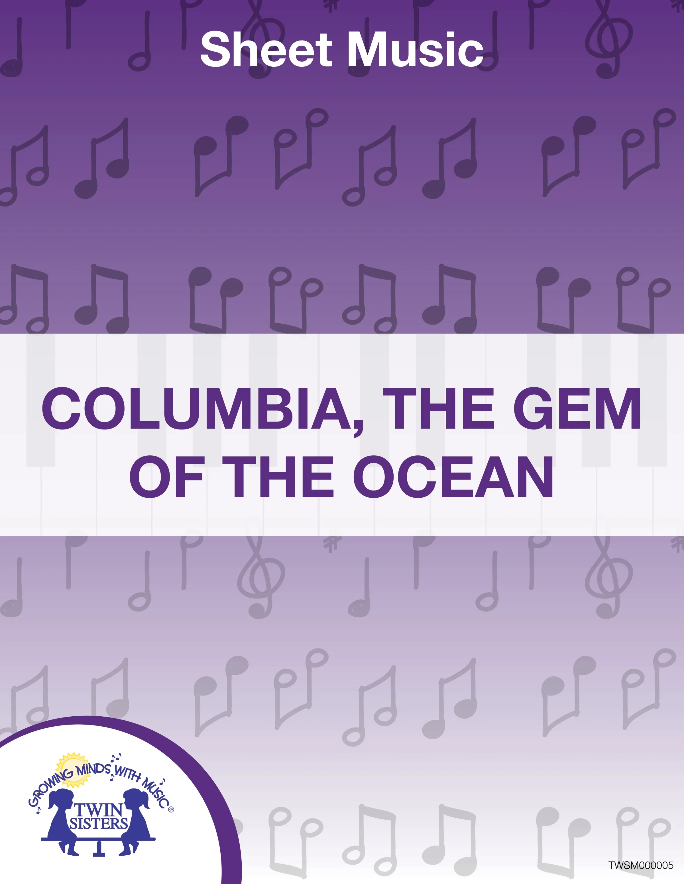 Columbia, the Gem of the Ocean Sheet Music by Teach