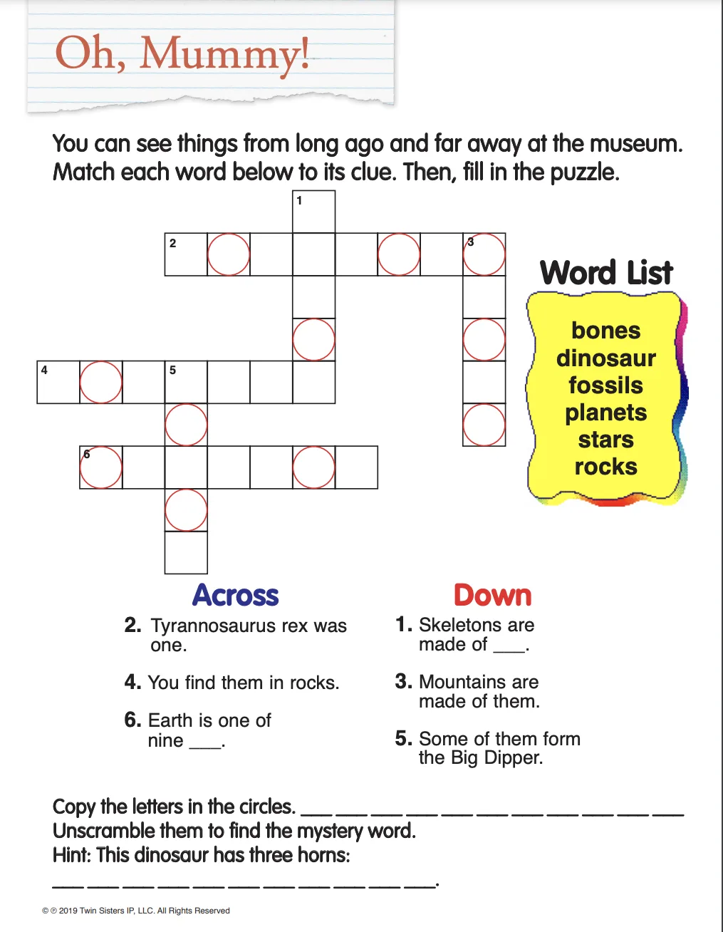 Crossword Puzzles by Teach Simple