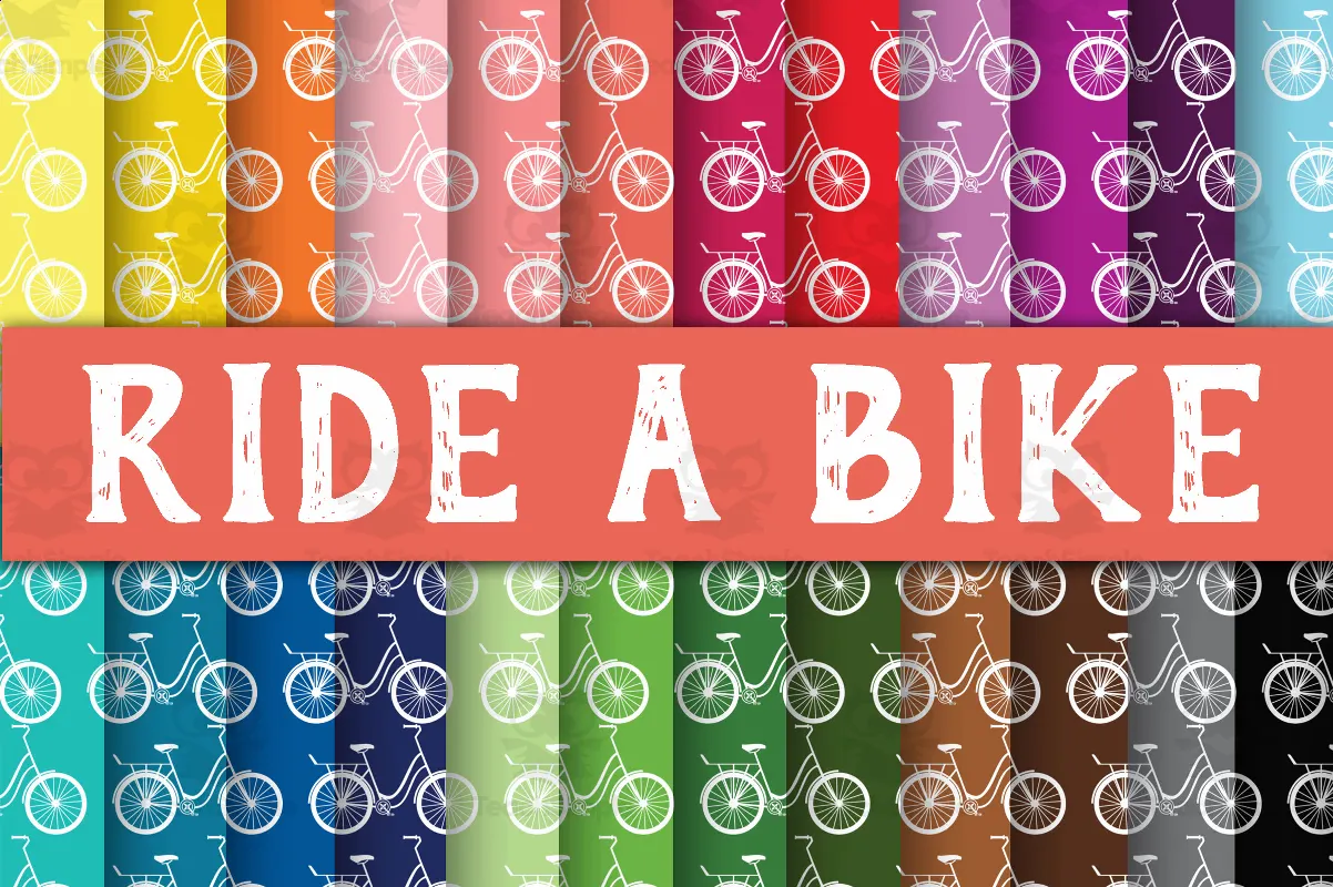 Digital Paper: Ride a Bike by Teach Simple