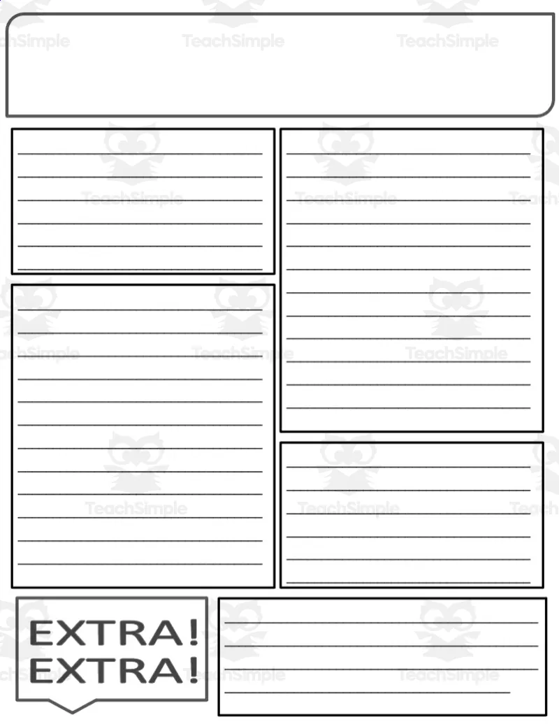 Editable Newspaper Templates by Teach Simple Editable Newspaper Templates by Teach Simple