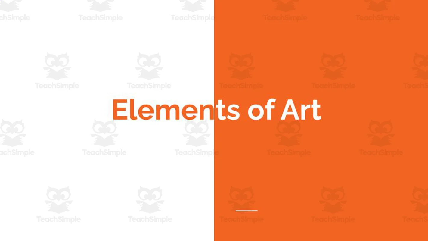 Elements Of Art Lesson By Teach Simple Elements Of Art Lesson By Teach Simple