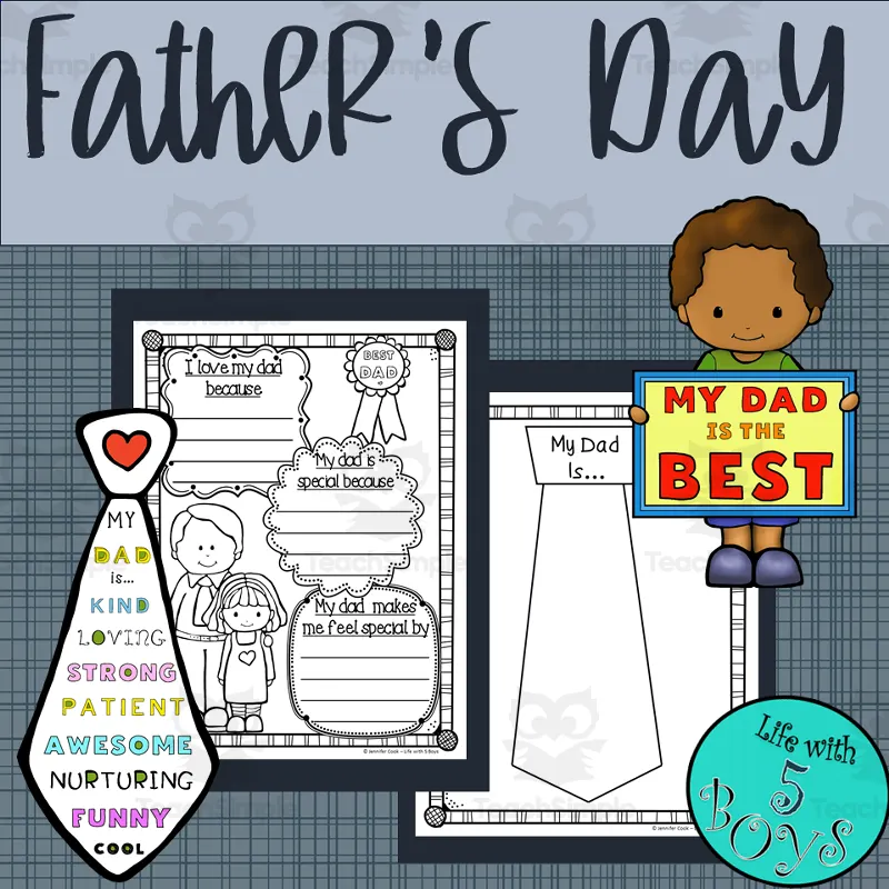 Father's Day Activity by Teach Simple