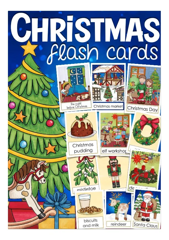 Flash Cards: Christmas by Teach Simple