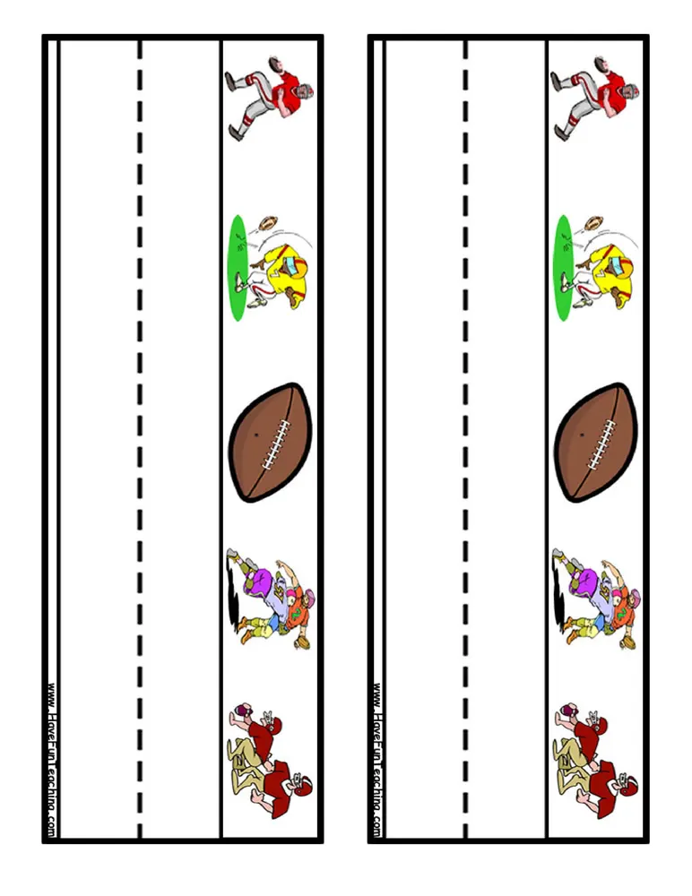 An educational teaching resource from Have Fun Teaching entitled Football Desk Name Tags downloadable at Teach Simple.