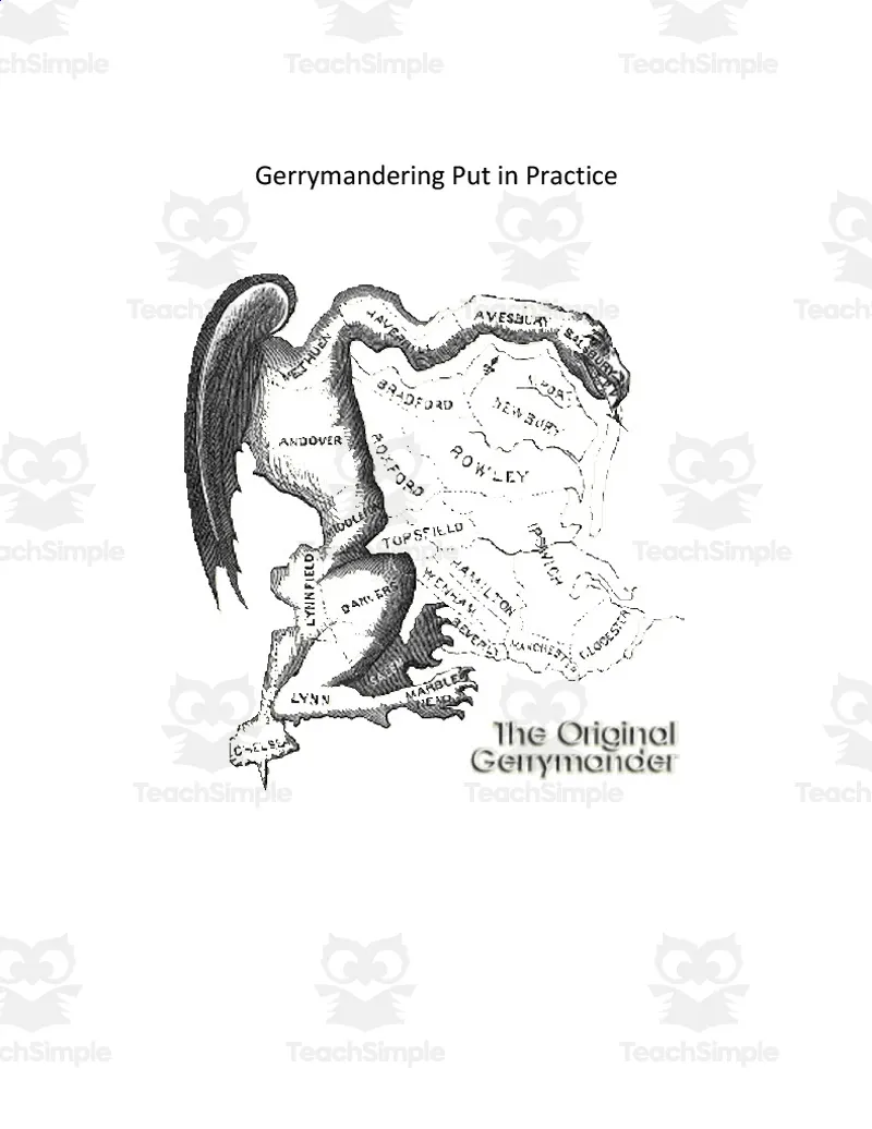 Gerrymandering Learning By Practice By Teach Simple 5504