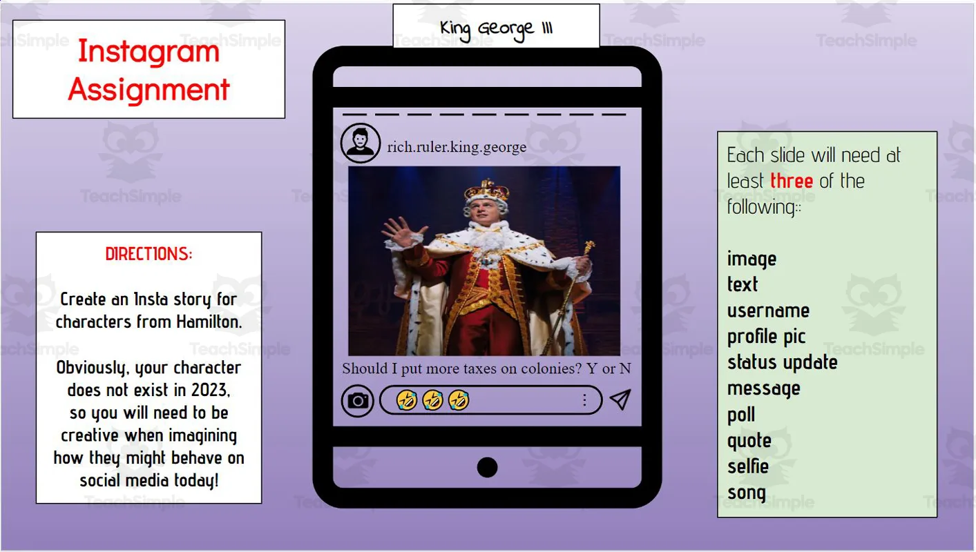 Hamilton Unit Louisiana Guidebook 10th Grade Resources by Teach Simple