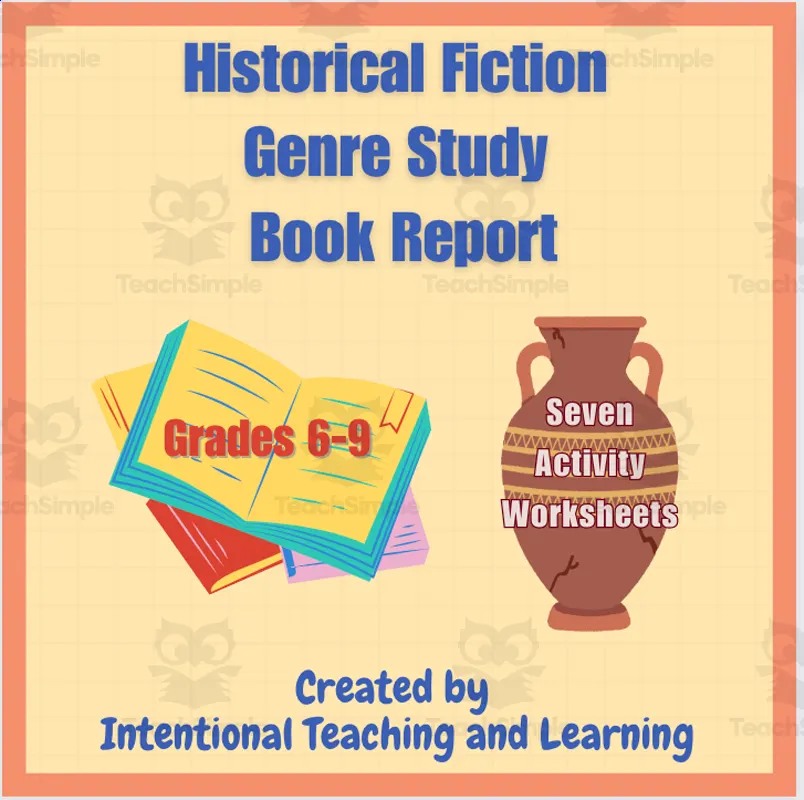 Historical Fiction Genre Study Book Report By Teach Simple historical-fiction-genre-study-book-report-by-teach-simple