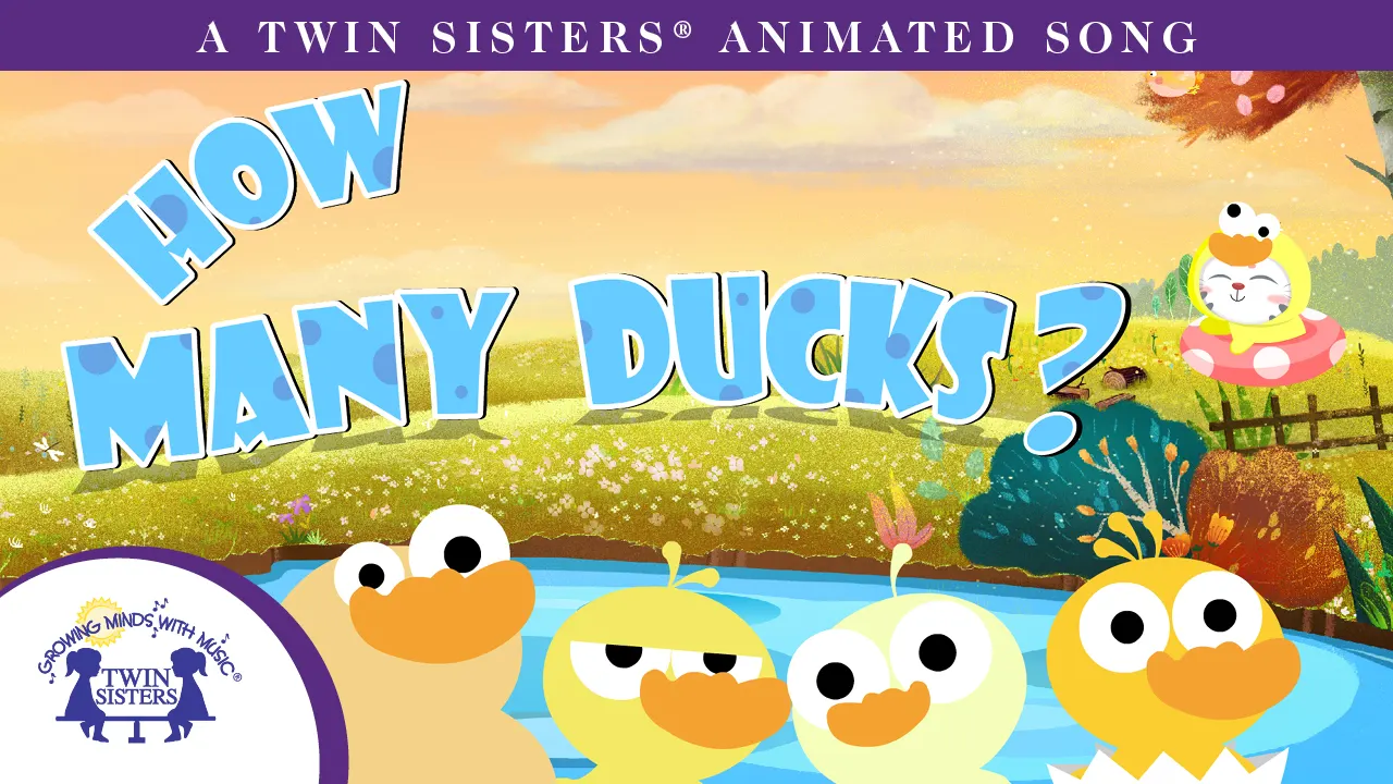 An educational teaching resource from Twin Sisters Digital Media entitled How Many Ducks? Animated Song downloadable at Teach Simple.