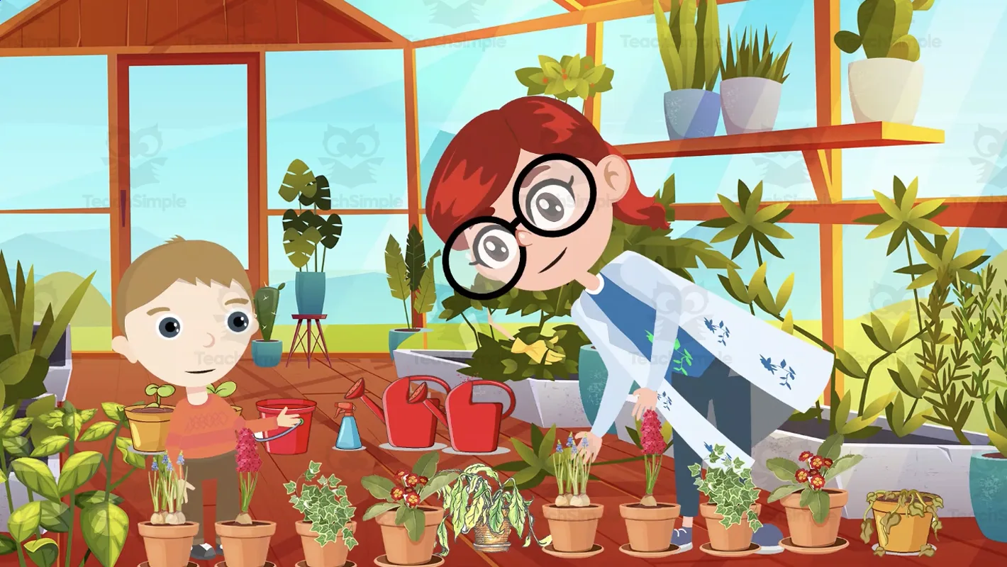 An educational teaching resource from Educational Voice entitled How Plants Grow | Animated Plants Video Lesson downloadable at Teach Simple.