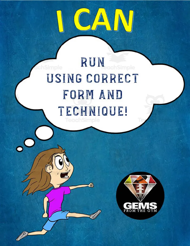 I Can Run Poster Pack by Teach Simple