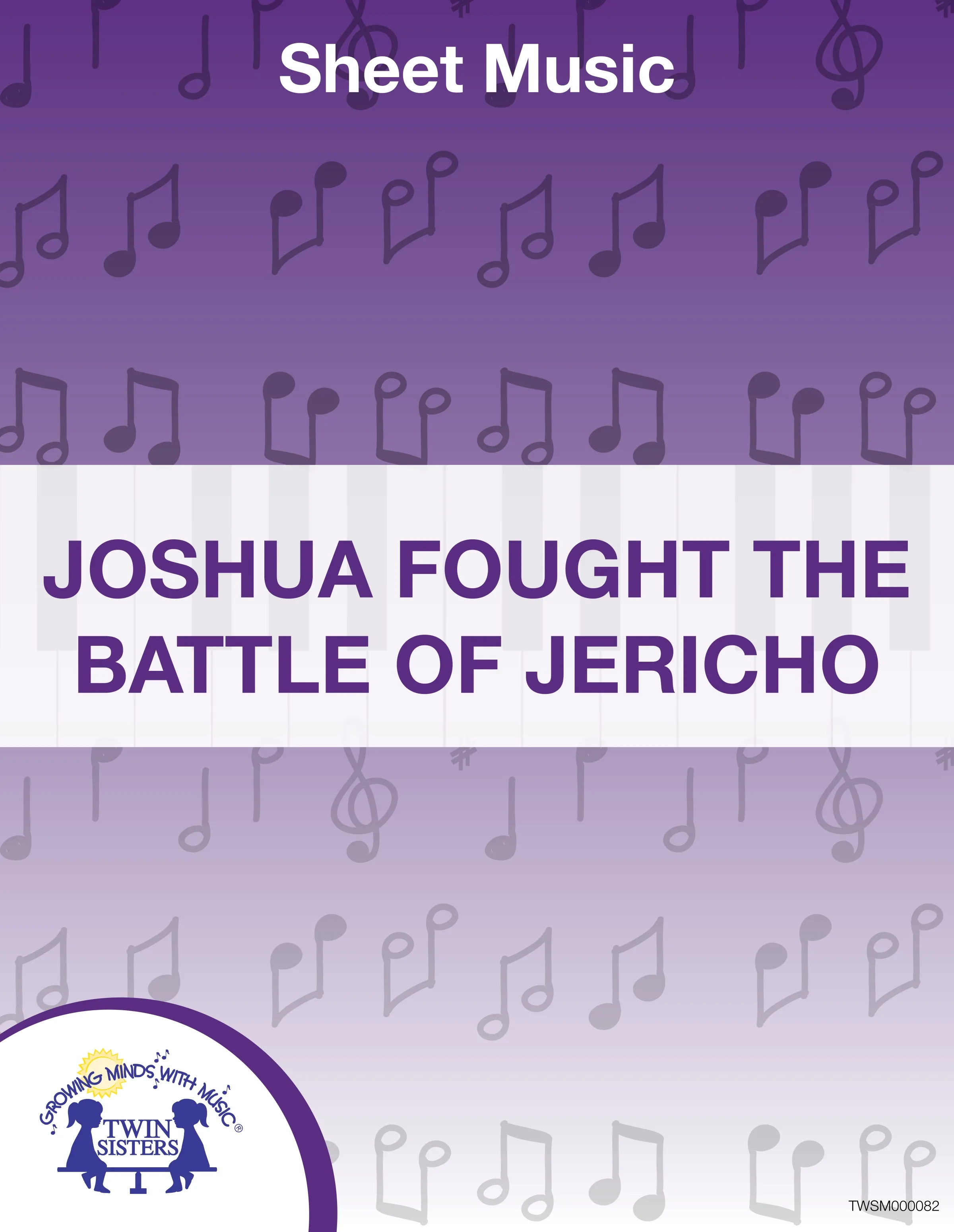 Joshua Fought The Battle of Jericho Sheet Music by Teach Simple