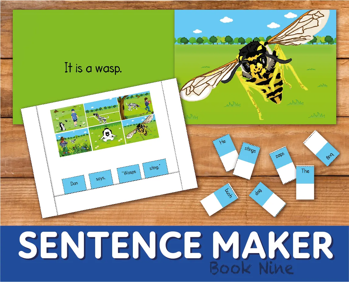 Make Sentences With The Sentence Maker Book 9 (47 years) by Teach Simple