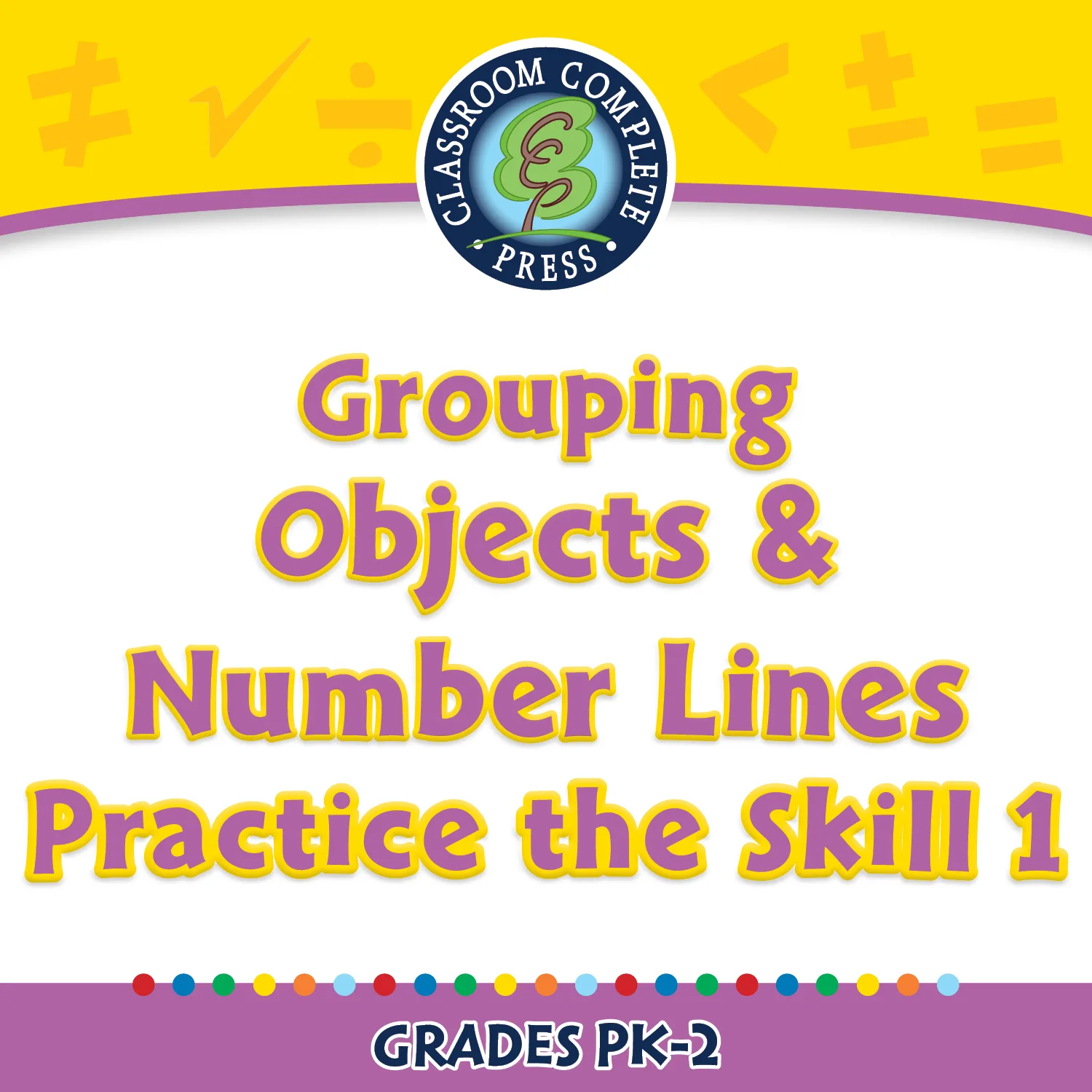 An educational teaching resource from Classroom Complete Press entitled Number & Operations: Grouping Objects & Number Lines - Practice the Skill 1 - FLASH-MAC downloadable at Teach Simple.