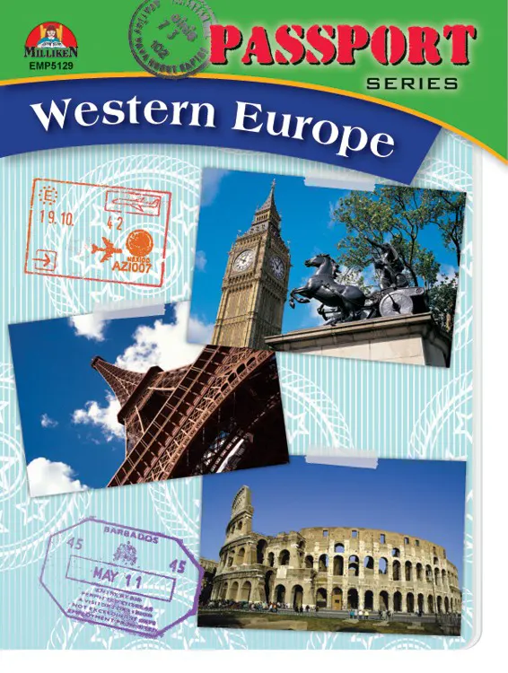 An educational teaching resource from Classroom Complete Press entitled Passport Series: Western Europe downloadable at Teach Simple.