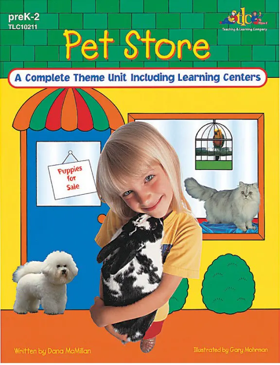 An educational teaching resource from Classroom Complete Press entitled Pet Store: A Complete Theme Unit Including Learning Centers downloadable at Teach Simple.