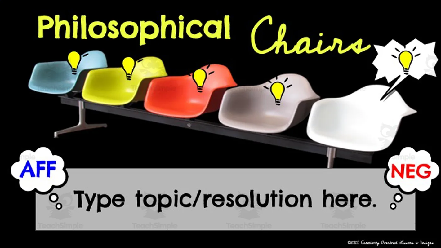 Philosophical Chairs Activity by Teach Simple