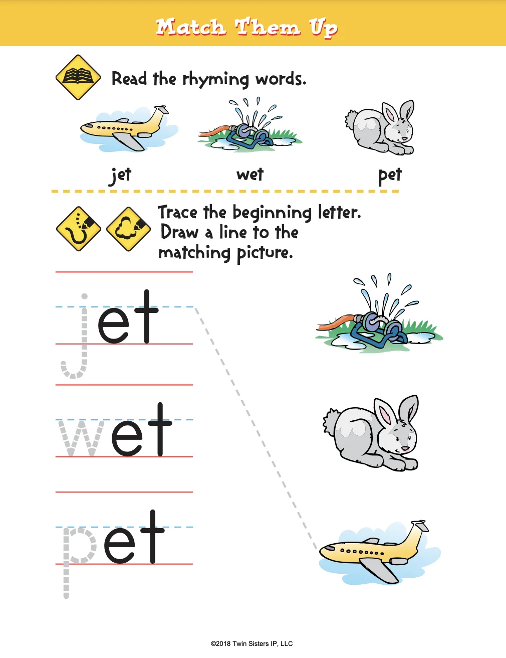 An educational teaching resource from Twin Sisters Digital Media entitled Preschool and Kindergarten Skills Volume 3 Printable Workbook downloadable at Teach Simple.