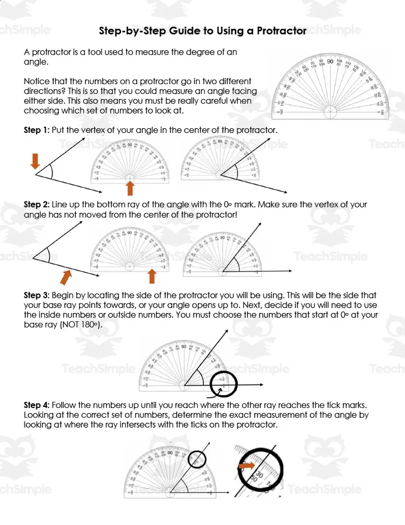 Protractor Step by Step by Teach Simple