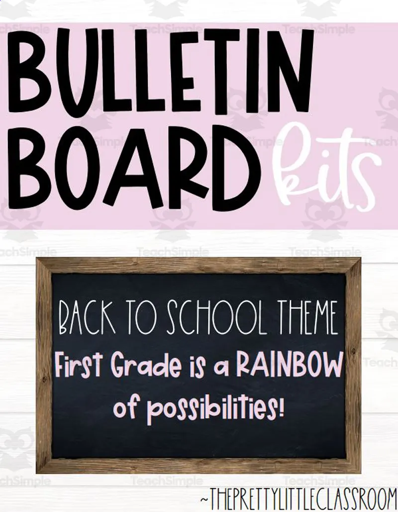 Rainbow Of Possibilities Bulletin Board