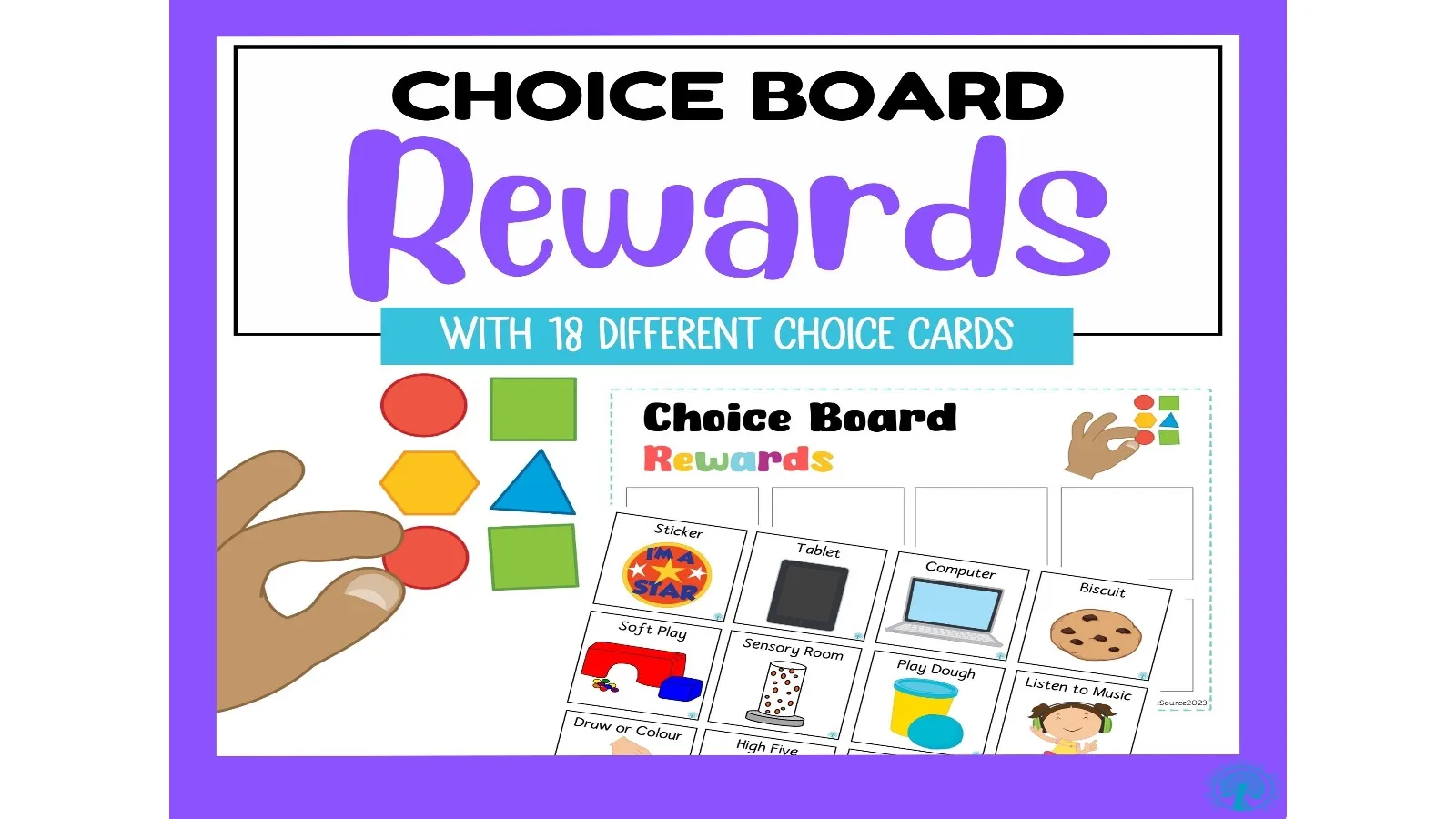 Rewards Choice Board by Teach Simple