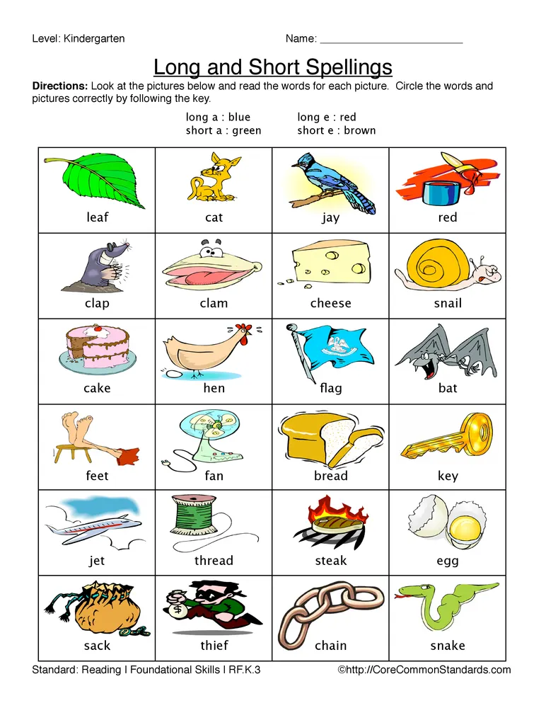 An educational teaching resource from Have Fun Teaching entitled RF.K.3 Common Core Worksheet downloadable at Teach Simple.