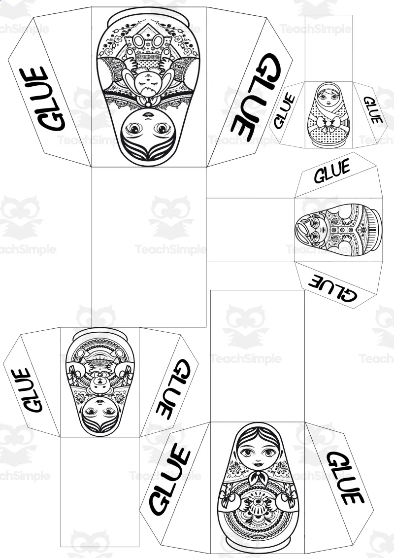 Russian Nesting Doll Craft by Teach Simple Russian Nesting Doll Craft by Teach Simple