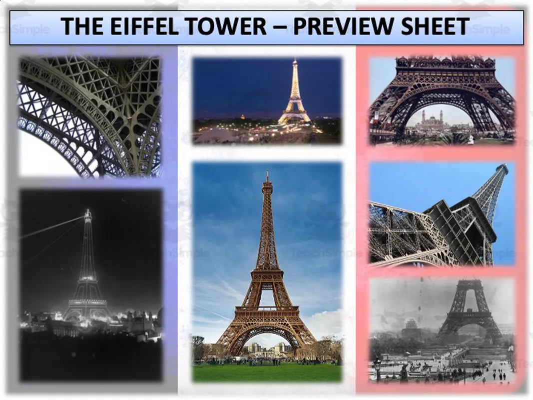 The Eiffel Tower By Teach Simple The Eiffel Tower By Teach Simple