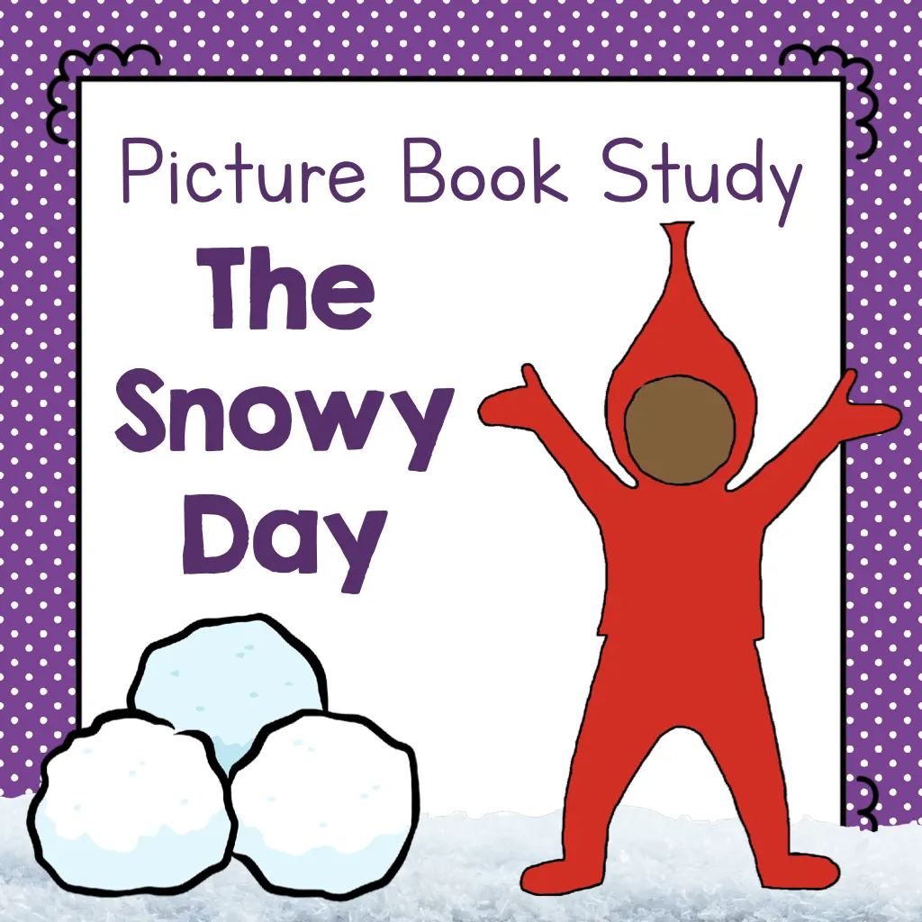 An educational teaching resource from Simply Schoolgirl entitled "The Snowy Day" | Picture Book Study downloadable at Teach Simple.