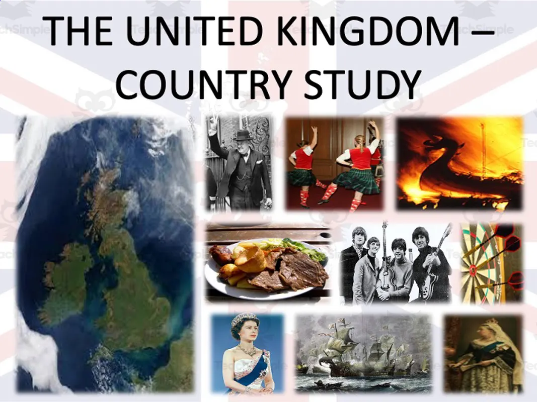 An educational teaching resource from Mr Gray History entitled United Kingdom - Country Study downloadable at Teach Simple.