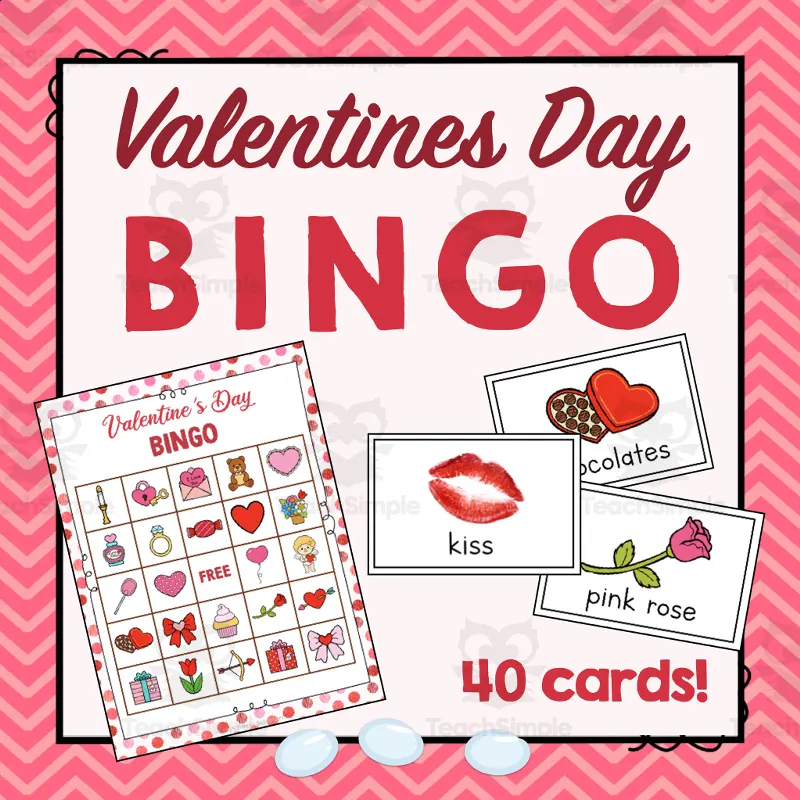 Valentine's Day Bingo by Teach Simple