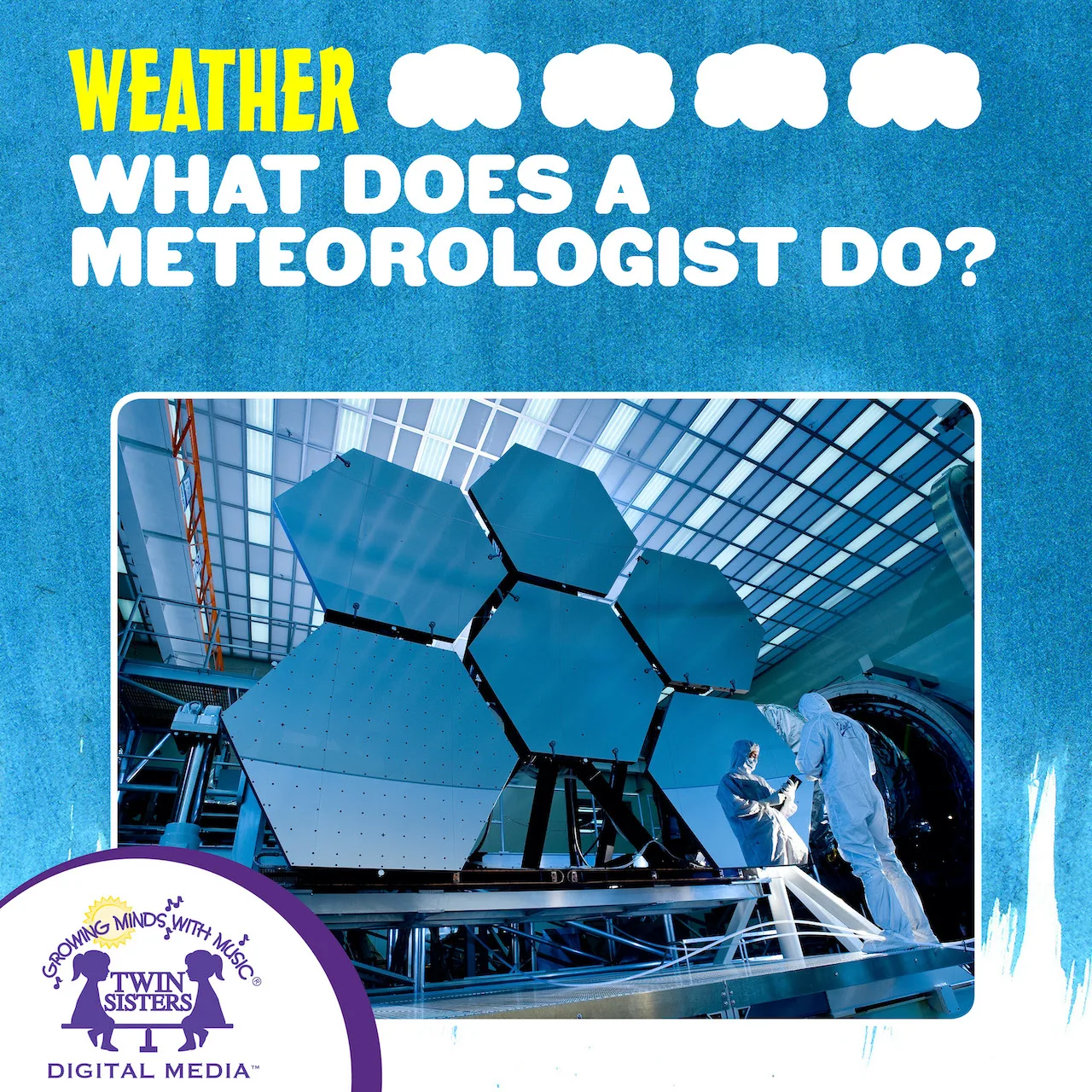 An educational teaching resource from Twin Sisters Digital Media entitled What Does A Meteorologist Do? Audio Book downloadable at Teach Simple.