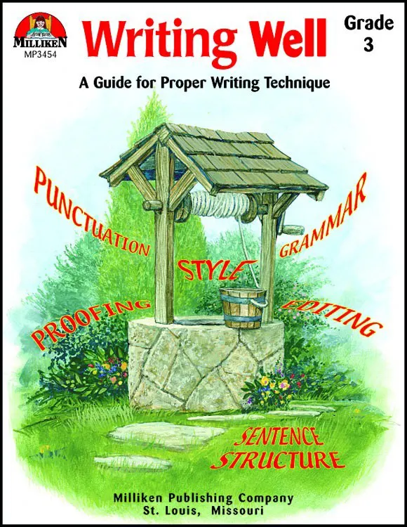 Writing Well Grade 3 A Guide for Proper Writing Technique by Teach Simple