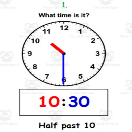 TIME WORKSHEET - ANALOGUE AND DIGITAL by Teach Simple