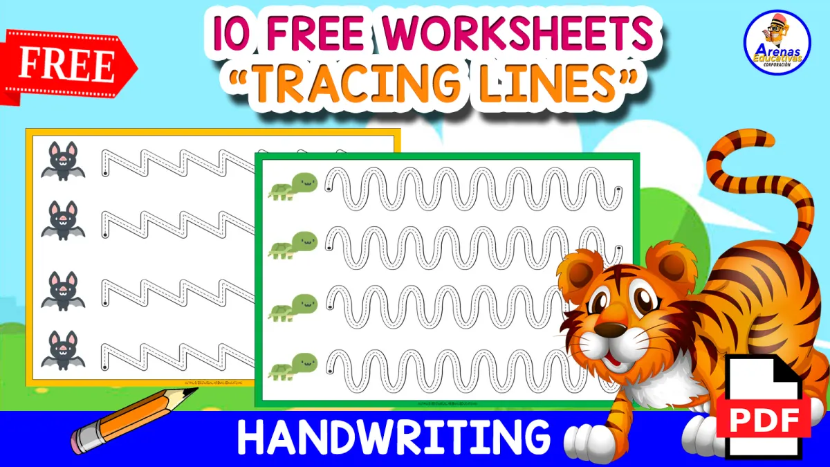 An educational teaching resource from EDITORIAL LAURA EDUCA entitled 10 FREE WORKSHEETS FOR KIDS | With Animal Themed and Free downloadable at Teach Simple.