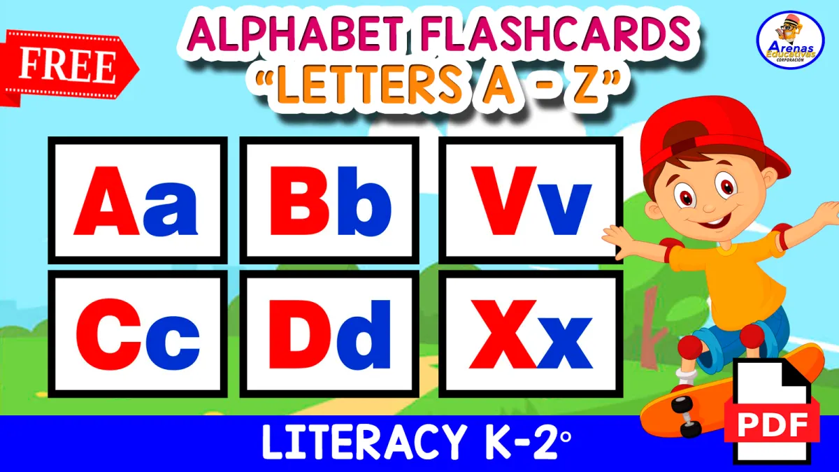 An educational teaching resource from EDITORIAL LAURA EDUCA entitled ALPHABET FLASHCARDS - Letters A to Z downloadable at Teach Simple.